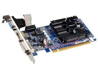 GIGABYTE GeForce 210 520Mhz PCI-E 2.0 1024Mb 1200Mhz 64 bit DVI HDMI HDCP rev. 5.0/ 6.0 отзывы