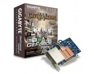 GIGABYTE GeForce 7600 GT 560Mhz PCI-E 256Mb 1400Mhz 128 bit 2xDVI TV YPrPb Silent отзывы