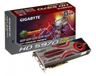 GIGABYTE Radeon HD 5970 725Mhz PCI-E 2.1 2048Mb 4000Mhz 512 bit 2xDVI HDCP отзывы