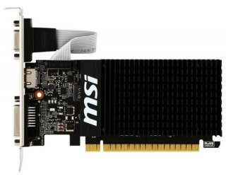 MSI GeForce GT 710 954Mhz PCI-E 2.0 1024Mb 1600Mhz 64 bit DVI HDMI HDCP Silent отзывы