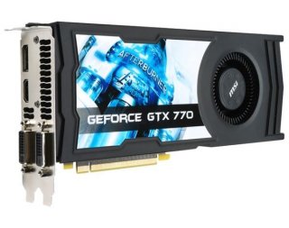 MSI GeForce GTX 770 1072Mhz PCI-E 3.0 2048Mb 7010Mhz 256 bit 2xDVI HDMI HDCP отзывы
