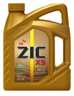 Отзывы ZIC X9 LS DIESEL 5W-40 4 л